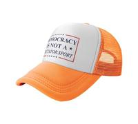 NLWQEKV La democrazia è Uno spettatore Sport Trucker Cappello Mesh cap