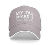 NLWQEKV Le Mie Accuse di Guida in Stato di ebbrezza Non Mi definiscono Cappello Cappelli da Baseball Vintage Regolabili