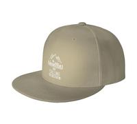 NLWQEKV Le Montagne Mi Chiamano e Devo Andare Cappello con Visiera Piatta e Tesa Regolabile, Berretto da Baseball Alto