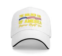 NLWQEKV L'età d'oro dell'America Inizia Proprio Ora Cappello Citazione 2025 2024 Era Giusto Cappellino da Baseball Cappellino da Camionista Nero