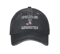 NLWQEKV Non Mi Sento di invecchiare È più Come se avessi Una Garanzia Cappelli da Uomo Non Mi Sento di invecchiare Cappelli da Uomo