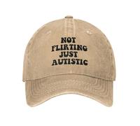 NLWQEKV Non STO flirtando, Solo Cappelli autistici per Uomo e Donna, Berretto di Cotone