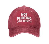 NLWQEKV Non STO flirtando, Solo Cappelli autistici per Uomo e Donna, Berretto di Cotone