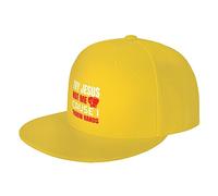 NLWQEKV Prova Jesus isMe perché Lancio Le Mani Berretti da Baseball con Cappello da papà in difficoltà per Uomo Cappelli con Berretto Regolabile in Denim Lavato Divertente
