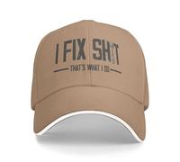 NLWQEKV Riparo Le Cose, Cappellino da Baseball, ecco Cosa Faccio