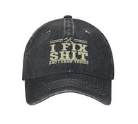 NLWQEKV Riparo Le stronzate, Cappello di Jeans, ecco Cosa Faccio