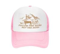 NLWQEKV Segui la ParolaThe Herd Trucker Hat Western Christian Mesh cap