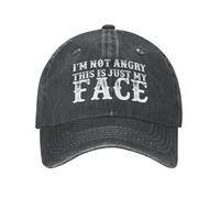 NLWQEKV Sono Arrabbiato, Questo è Solo Il Mio Cappello per Il Viso da Donna, Cappello da papà, Cappelli Fantastici