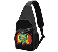 NLWQEKV Stemma della Bolivia Borsa a tracolla Borsa a tracolla da viaggio Zaino da viaggio Zaino da escursionismo Zaino da lavoro per lo shopping sportivo