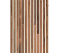 NLXL Carta da parati Timber Strips TIM-02 - Teak on White