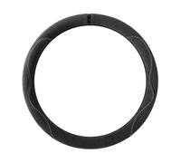 NLXZHJ Coprivolante Auto per Bugatti Bolide Chiron Chiron Pur Sport Chiron Sport, Custodia Volante Pelle Copertura, Traspirante e Antiscivolo Accessori Auto Interno,O-Black