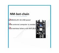 NM-Bot-Chain NMMiner Lucky BTC Solo Lottery Miner 120KH/S Higher Nerdminer V2 ESP32S3 Chain One By One Low Power 1 Pz