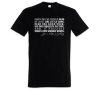 NM52SER Goethe Every Day T-Shirt Johann Wolfgang von Quote Songs Poems Art Music
