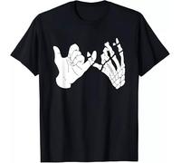 NM52SER Promise Lazy Halloween Costume Skeleton Skull Bones T-Shirt