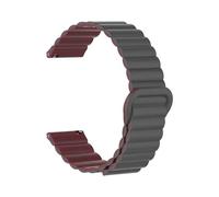 NMASDUYPU Cinturino ad anello da 20 mm e 22 mm for GTS4/2/3/3pro/GTS2 Mini/GTR 4 42 mm/47 mm/GTR2/2e/stratos, cinturino da polso Bip(11. Gray wine red,20mm watch band)