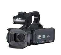 nmbhus 4 "Ruota La Videocamera Vlog Con Touch Screen Videocamera 4K UHD For Lo Streaming Live Webcam WIFI 64MP Fotocamere Digitali Con Messa A Fuoco Automatica(NO SD Card,Cam)