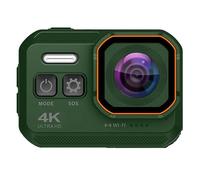 nmbhus Action Camera 4K 1080P 60fps Stabilizzato IP68 Casco Impermeabile Subacqueo Moto Sport Video Cam Moto Bike 16MP WiFi Webcam(128G SD Card,3)