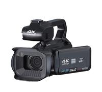 nmbhus Videocamera Vintage Full 4K UHD 60FPS for Streaming Live Vlog Videocamera 18X 64MP Registratore Digitale 4 "Ruota Schermo(with 64G SD Card,Only Camcorder)