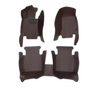 NMBNPKTUCU Tappetini Universali per Toyota per CHR 2018 2019 2020 2021 Tappetini Antivegetativi Accessori Interni Tappetini in Pelle Personalizzati Auto(Full Set-Coffee)
