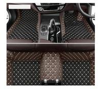 NMBNPKTUCU Tappetini Universali per Toyota per Levin 2016 2017 2018 Anti-fouling Accessori Interni Auto Tappetino Impermeabile Tappetini in Pelle Personalizzati Auto(Black with Coffee,RHD)