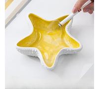 NMBVFC Ceramica Ceramica a Forma di Conchiglia, Prove d'odore, posacenere antide-Volo, posacenere Decorativo, Interno, Uso Esterno, Idee Regalo perfette