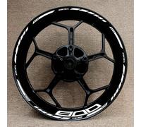 NMBZVE Adesivi per Cerchioni Accessori Moto Adesivi Riflettenti per Strisce di Cerchioni Adesivi per Bordo del Cerchione 1 Set per Z800 Z800(Style 6)