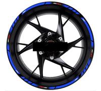 NMBZVE Adesivi per Cerchioni Accessori Moto Strisce Riflettenti sul Bordo del Cerchio Adesivi Riflettenti per Ruote per YZFR1 YZF-R1(Style 15)