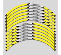 NMBZVE Adesivi per Cerchioni Accessori Moto Strisce Riflettenti sul Bordo del Cerchio Adesivi Riflettenti per Ruote per VFR750 VFR800 VFR1200 VFR1200F(Style 12)