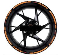 NMBZVE Adesivi per Cerchioni Accessori Moto Strisce Riflettenti sul Bordo del Cerchio Adesivi Riflettenti per Ruote per YZFR1 YZF-R1(Style 12)