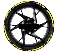 NMBZVE Adesivi per Cerchioni Accessori Moto Strisce Riflettenti sul Bordo del Cerchio Adesivi Riflettenti per Ruote per YZFR1 YZF-R1(Style 18)