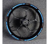 NMBZVE Adesivi per Cerchioni Accessori Moto Strisce Riflettenti sul Bordo del Cerchio Adesivi Riflettenti per Ruote per GSX750S GSX-S750(Style 17)