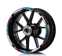 NMBZVE Adesivi per Cerchioni Adesivi per Moto Adesivi Riflettenti per Ruote Moto Cerchio Adesivi per Ruote Moto per F900R F900 R(Style 2)