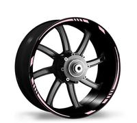 NMBZVE Adesivi per Cerchioni Adesivi per Ruote Moto Adesivi Riflettenti Decorativi per Cerchioni per Z750 Z800 Z900 Z1000 per Ninja 650 400(Style 4)