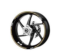 NMBZVE Adesivi per Cerchioni Adesivi per Ruote Moto Adesivi Riflettenti Decorativi Riflettenti Notturni per Cerchioni per Zx-14r ZX14R(Style 9)
