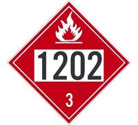 NMC DL193R 1202 - Cartello in plastica rigida, classe 3, con testo nero su base bianca, 27,3 x 27,3 cm