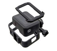 NMD&LR Custodia per Telaio per Gopro Hero 8 Nera, Custodia Protettiva con Montaggio A Gabbia A Conchiglia Accessorio per Action Cam con Presa E Vite Mobili A Estrazione Rapida