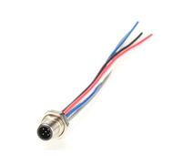 NMEA 2000 M12 5 pin codice A maschio paratia cavo montaggio a pannello frontale IP67 pre-assemblaggio treccia presa cavo cablabile presa