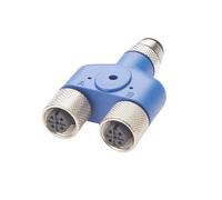 NMEA 2000 Multiport M12 Y Splitter Adattatore IP67 Impermeabile N2K 3 Vie M12 5Pin A Codice Maschio a Femmina Sensore Circolare Connettore per CAN Bus CANOpen Attuatore