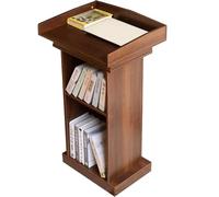 NMGHUTE Pulpito Conferenze, Podio con Rack di Stoccaggio Leggii Pulpiti della Chiesa Podio per Insegnanti Presentazione del Seminario di Formazione Scolastica Seminario