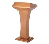 NMGHUTE Pulpito Conferenze, Podio in Acciaio Inossidabile Leggii per carichi Pesanti Pulpiti della Chiesa Studio Riunioni Dibattito Presentazione Podio per Insegnanti Seminario(Rose Gold)