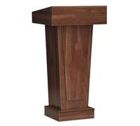 NMGHUTE Pulpito Conferenze, Podio in Legno con Leggii Portaoggetti Pulpiti da Chiesa per Carichi Pesanti Podio per Insegnanti per Lezioni in Aula Seminario(Walnut)
