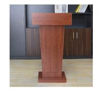 NMGHUTE Pulpito Conferenze, Podio in Legno con Leggii Portaoggetti Pulpiti da Chiesa per Carichi Pesanti Podio per Insegnanti per Lezioni in Aula Seminario(Teak)