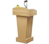 NMGHUTE Pulpito Conferenze, Supporto per Podio Leggii per Carichi Pesanti Ampia Area di Stoccaggio Pulpiti da Chiesa Leggii da Podio per Insegnanti di Scuola Seminario(A)
