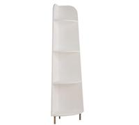 NMGHUTE Scaffale per Soggiorno, Scaffale Angolare in Piedi A 4 Livelli, Scaffale Angolare con Supporto Angolare per Riporre Oggetti Decorativi per Il Soggiorno Multiunità(A)