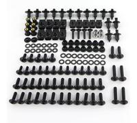 NMJLQW Kit bulloni Motrbike Completo Completo Carenatura Kit Bulloni Viti Dadi in Acciaio per Y&amaha MT-09 FJR1300 YZF-R3 R25 MT-07 MT 07 YZF-R1 XJR1300(Nero)