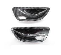NMJLQW Sinistra Destra Maniglia Interna Della Porta Dell'auto Copertura Ciotola Accessori Di Ricambio Per La Serie 5 F10 F11 F18 2010-2017 Parte di ricambio interna(Carbon 2pcs Set)
