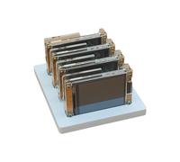 NMMiner NerdMiner+4 Slot Aggiornato, Supporto 4X 960H/S, Display Intelligente da 2,8 Pollici, Minatore di Criptovalute A Basso Consumo Energetico per
