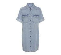NMNEW Signe S/S Denim Dress WG003LB Noos, Mix Blu Chiaro, L