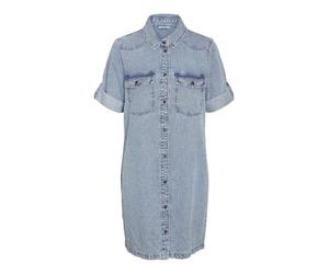 NMNEW Signe S/S Denim Dress WG003LB Noos, Mix Blu Chiaro, L