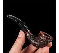 NMNMNM Tubi in Legno Fatti a Mano, Tubo Squisito Modello di Intaglio per Sigaro Tubo per Sigaretta Migliore per Donne, Uomini (A)